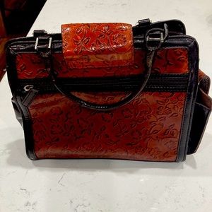 MC leather purse